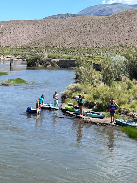 River kayaking
