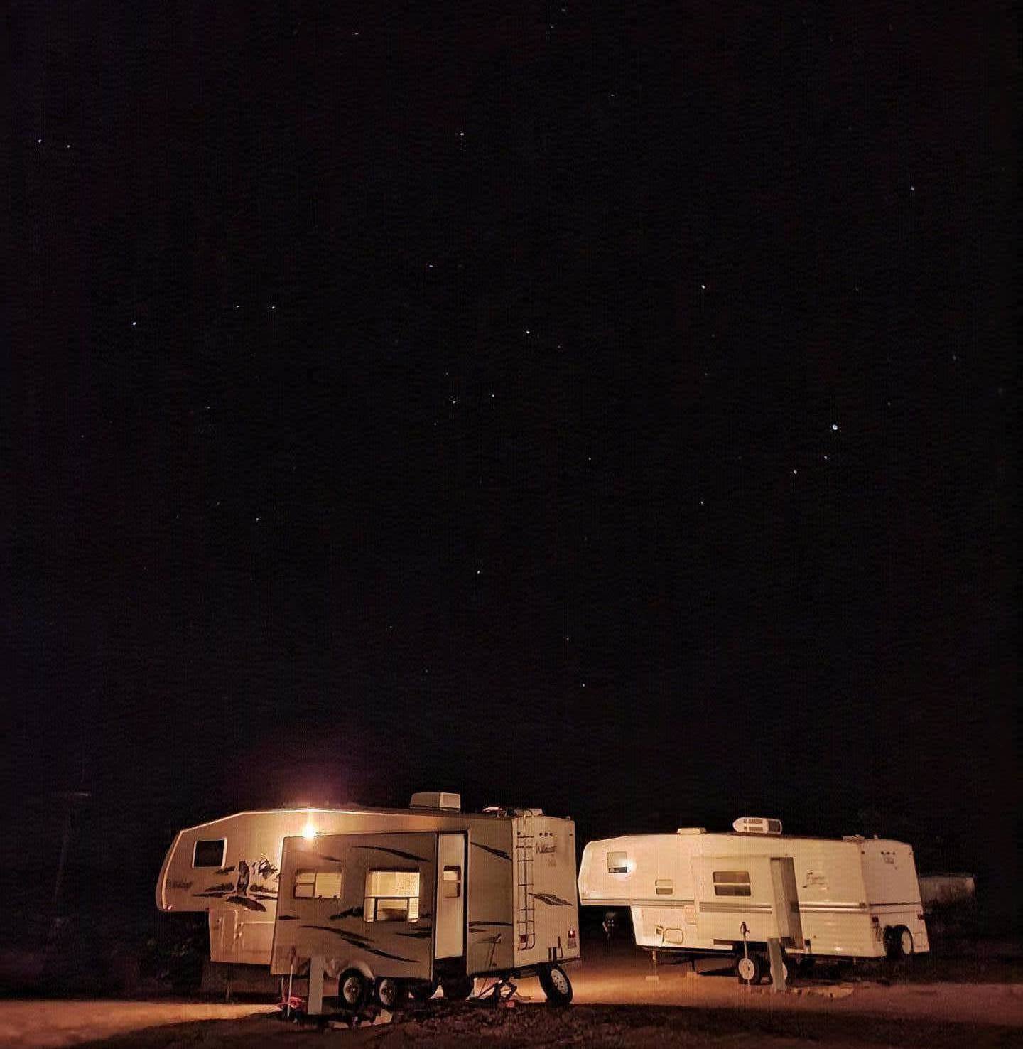 RV park under the stars